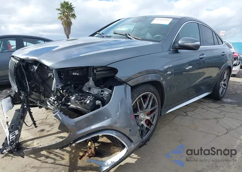 2024 Mercedes-Benz Amg Gle 63 Coupe S 4Matic+ z USA, uszkodzony, nr VIN 4JGFD8KB8RB074212